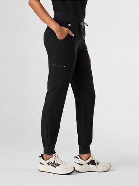 Women's FIGS Black Jogger Scrubs